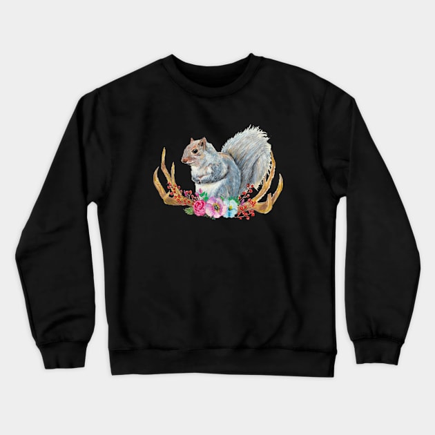 Squirrel Crewneck Sweatshirt by Round-m-up